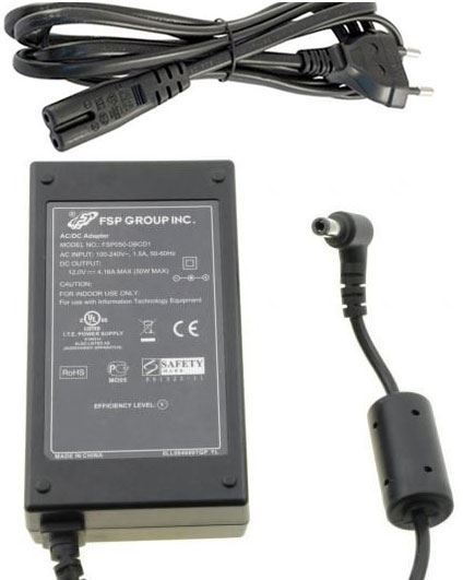 Napájač, sieťový adaptér FSP12V/4,16A spínaný, koncovka 5,5/2,1mm