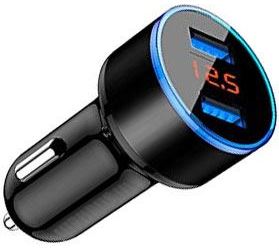 Autoadaptér USB 12V/5V samostatne každé USB 2,1A v súčte max. 3,1A