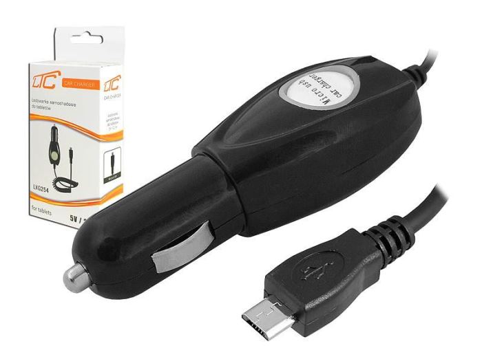 Autoadaptér 12V/5V 2,1A s konektorom micro USB, LTC