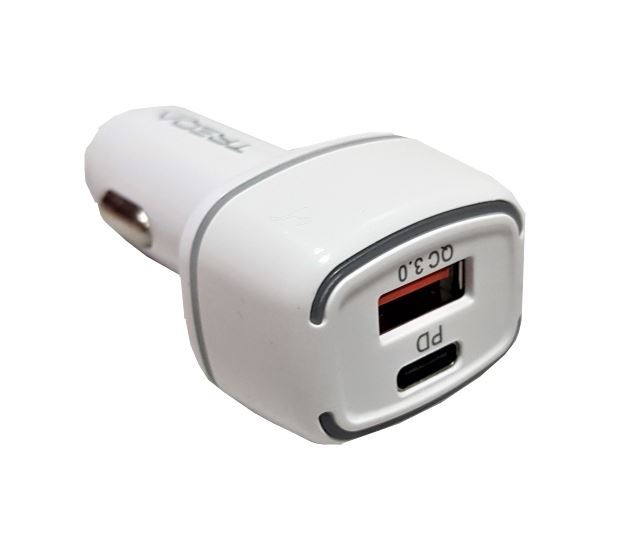 Autoadaptér napájací TREQA, Quick Charge 3.0, USB-C
