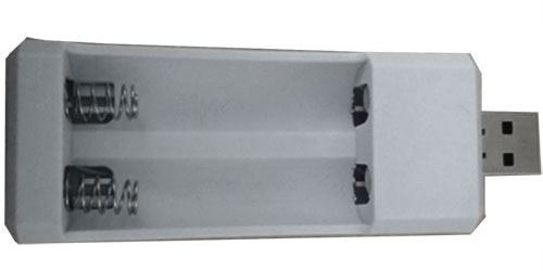 Nabíjačka 2xAA/AAA, napájanie USB