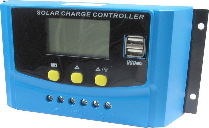 Solárny regulátor PWM CY-K40A, 12-24V/40A pre rôzne batérie