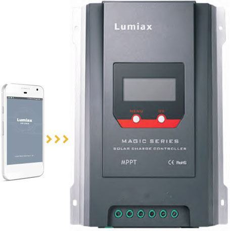 Solárny regulátor MPPT Lumiax 4010-BT, 12-24V/40A s bluetooth
