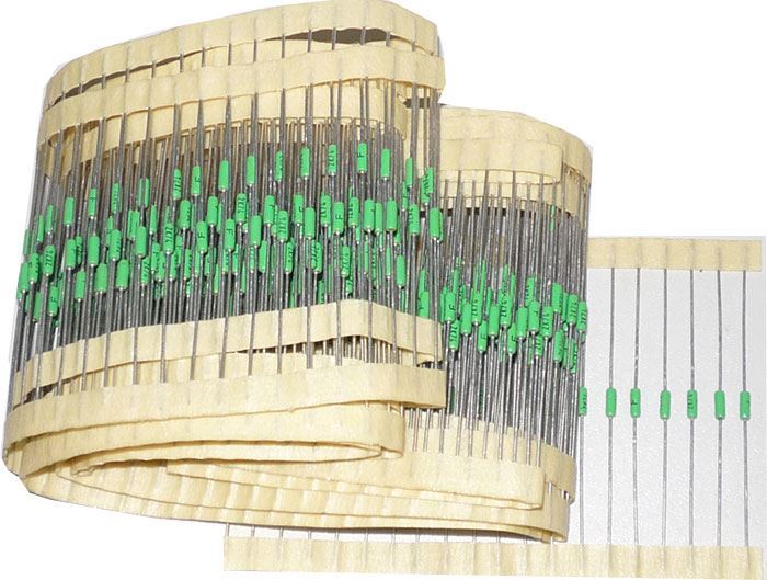 1M0 TR191, rezistor 0,25W, 5%, balenie 500ks