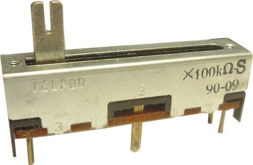 100k/S TELPOD SVP-30, potenciometer ťahový s odbočkou