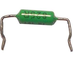 332k TR161 D1, rezistor 0,25W stabilný 0,5%, skrátené vývody