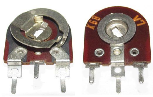 33k - TP040, trimer lakosadzový stojatý, RM=10x5mm