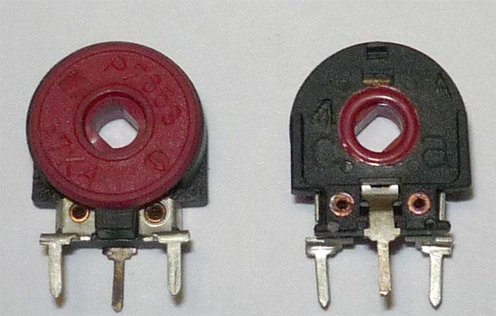 47k - P7653, trimer lakosadzový stojatý, RM=10x5mm