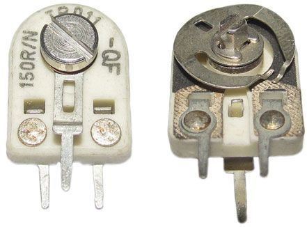 150R - TP011, trimer cermetový stojatý RM5x5mm