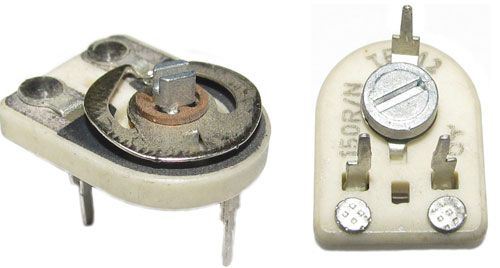 220R - TP012, trimer cermetový ležatý RM5x10mm