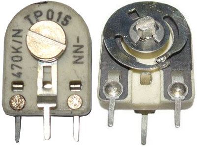 2k2 - TP015, trimer uhlíkový keramický stojatý RM10x5mm