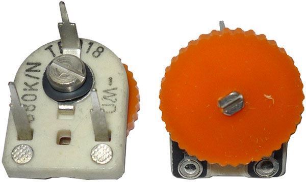 330R - TP018, trimer uhlíkový keramický ležatý RM10x12, 5mm