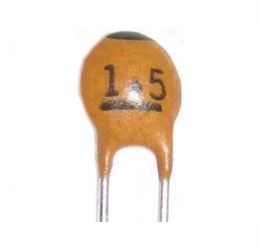 1p5/50V SUNTAN, RM = 2,54, keramický kondenzátor