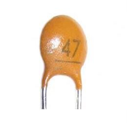 47pF/50V SUNTAN,RM=2,54, keramický kondenzátor