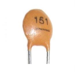 150pF/50V SUNTAN,RM=2,54, keramický kondenzátor