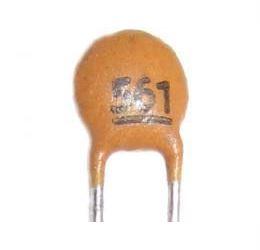 560pF/50V SUNTAN,RM=2,54, keramický kondenzátor