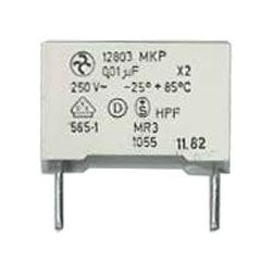 10n/250V~ MKP12803, zvitkový kondenzátor radiálny