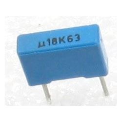 180n/63V TC352, zvitkový kondenzátor radiálny, RM=7,5mm