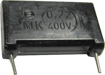 220n/400V MK, zvitkový kondenzátor radiálny