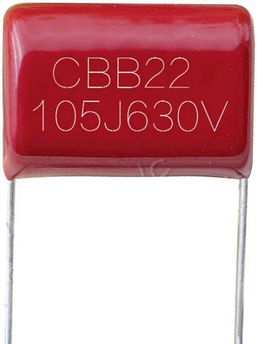 1u/630V CBB22, zvitkový kondenzátor polypropylén