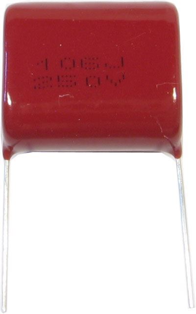 10u/250V CL21, zvitkový kondenzátor polyester