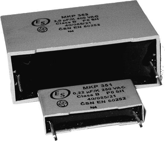 4uF/250V motorový kondenzátor MKP SYBA