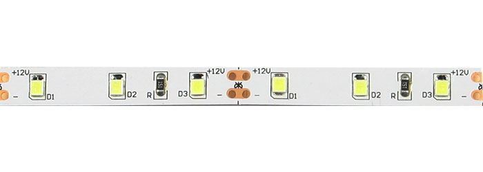 LED pásik 8mm, denná biela, 60xLED2835/m, IP20, modul 5cm