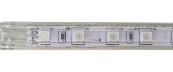 LED pásik 230V RGB, 60xLED5050/m, IP65, modul 1m