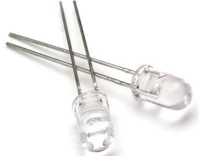 LED 5mm infra číra 940nm - vysielač