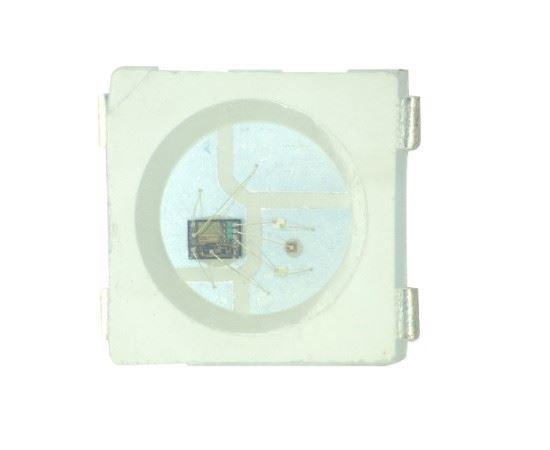 LED SMD 5050 RGB + IC 0,7 / 1,4 / 0,4 Cd / 20mA 120 °