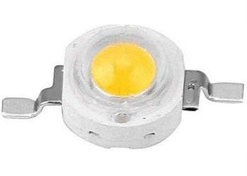 LED 1W teplá biela 3000K, 80lm/350mA, 120 °