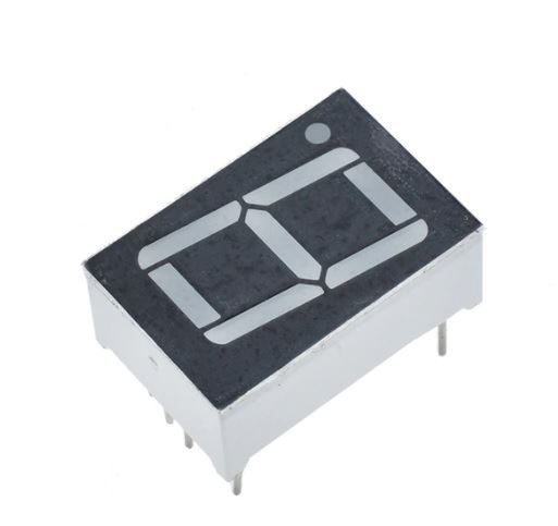 Displej LED 8011BYG, 8. zelený, spoločná anóda, (27,7x20mm)