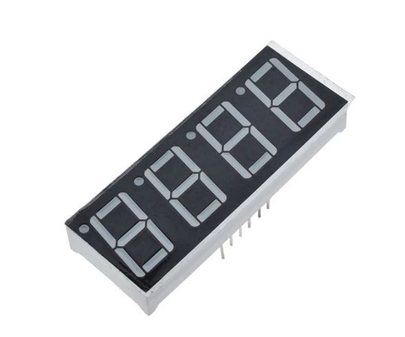 Displej LED SH8401AS, 8.8.8.8. červený, spoločná katóda, (71,6x25,7mm)