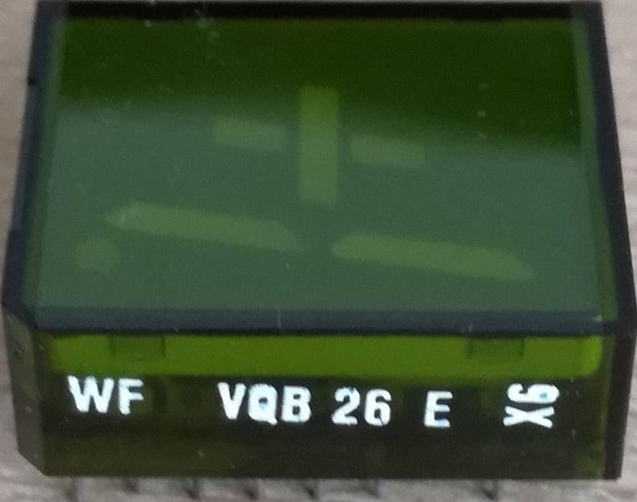 VQB26E zobrazovač +1., zelený, RFT