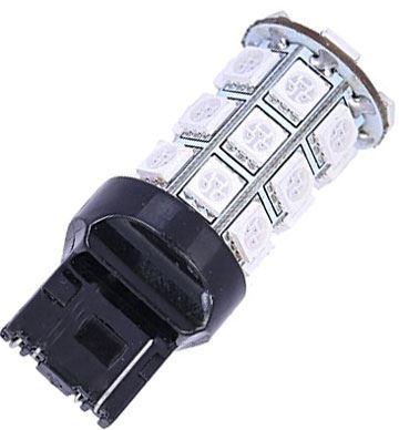 Žiarovka LED T20(7440) 12V/4W červená, 24xSMD5050