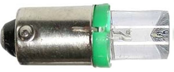 Žiarovka LED-1x Ba9S 12V/0,25W zelená