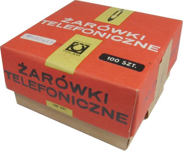 Žiarovka telefónna 60V/20mA T5,5 POLAM, balenie 100ks
