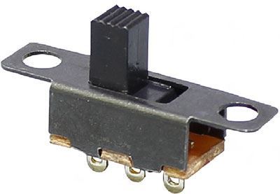 Prepínač posuvný SS-12F15, ON-ON 1pol.50V/0,5A