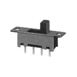 Prepínač posuvný SS-13F08, ON-ON-ON 1pol.50V/0,5A
