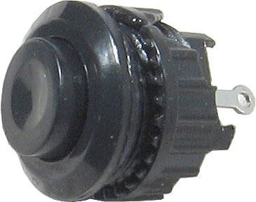 Tlačidlo DS-501, ON-(OFF) 125V/1A čierne rozpínacie