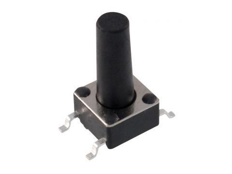 Mikrospínač 6x6mm v = 12mm, SMD