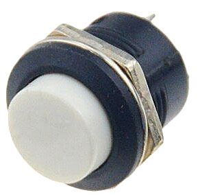 Tlačidlo R13-507 OFF-(ON) 250V/3A do otvoru 16mm biele