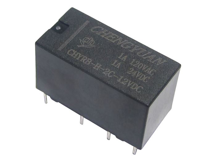 Relé JRC-19F 12V, 24V = 1A (120VAC / 1A) 20x10x12mm