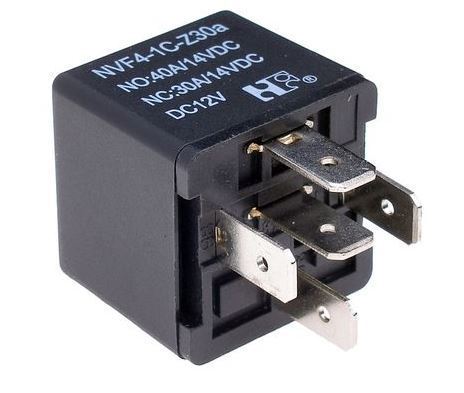 Relé auto NVF4-1C-Z30 12V/30A 26,5x26,5x24,5mm bez strmienka