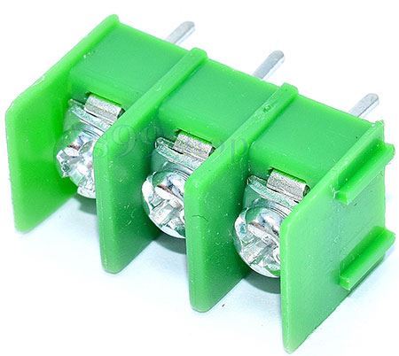 Svorkovnica do DPS 3pin KF7620-3P, rozteč pinov 7,62mm