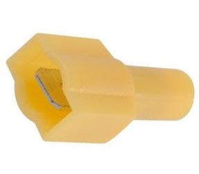 Faston-konektor 6,3mm žltý,kábel 2,6-6,7mm2 plná izolácia
