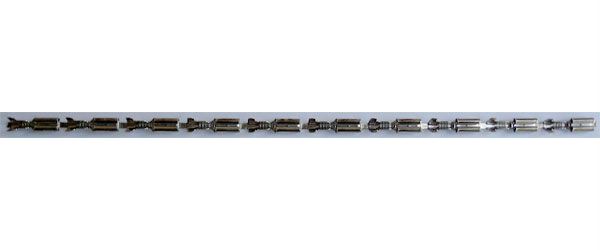 Faston-zdierka 2,8 mm neizolovaná, 10ks v opasku, STOCKO