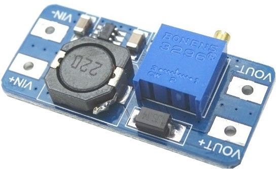 Napájací modul, step-up menič 2A s MT3608