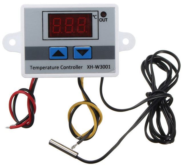 Digitálny termostat XH-W3001, -50 až +110 ° C, napájanie 24V