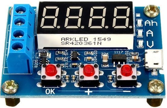 Tester článkov a batérií ZB2L3 - merač kapacity do 9999Ah